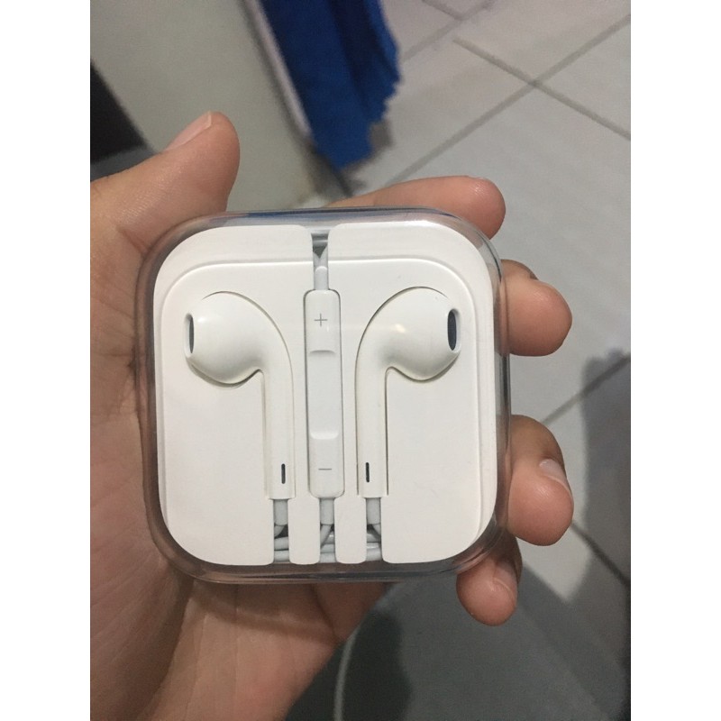 headset iphone original bawaan ibox earphone earpods