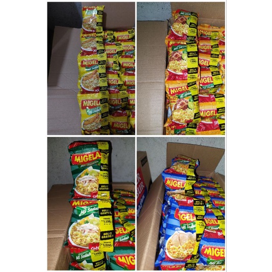 Mie Gelas BARU ISI 10 SACHET Aneka rasa Migelas