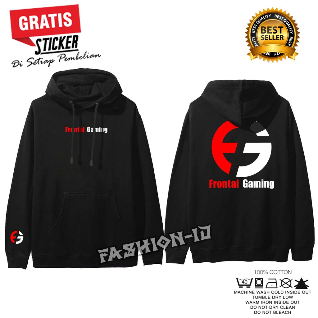 Jaket Sweater Hoodie  FRONTAL GAMING FREE FIRE FF Keren Pria Dan Wania Distro DIAMOND STORE