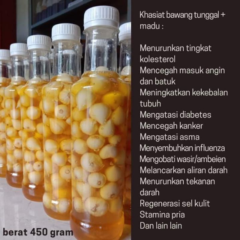 

MADU BAWANG LANANG/BAWANG PUTIH TUNGGAL ANTIVIRUS 450gr