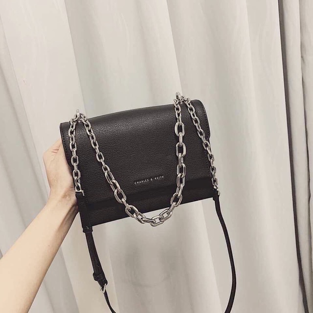 Restock Chain Link Embossed Crossbody Bag