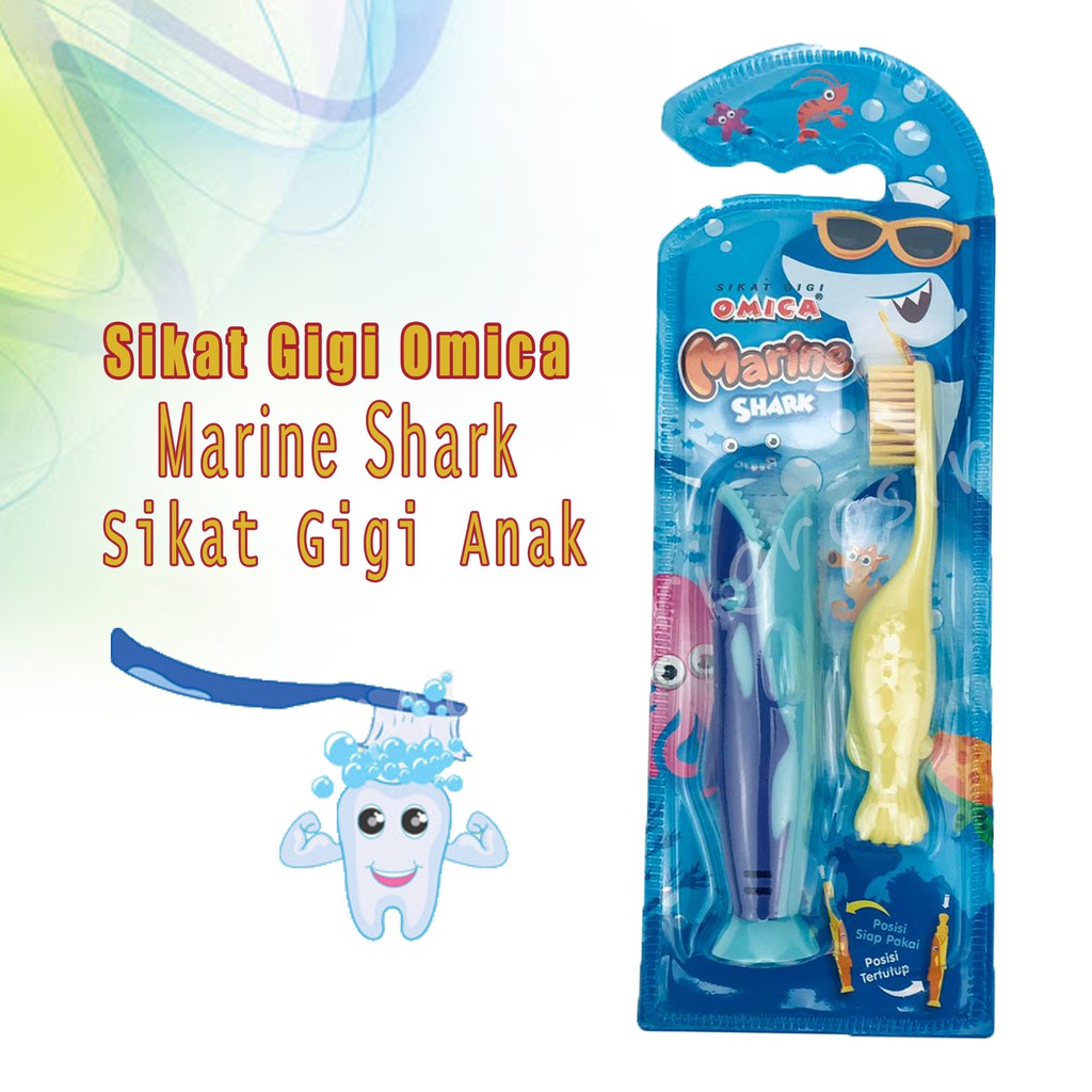 Sikat Gigi * Anak * Omica * Marine Shark