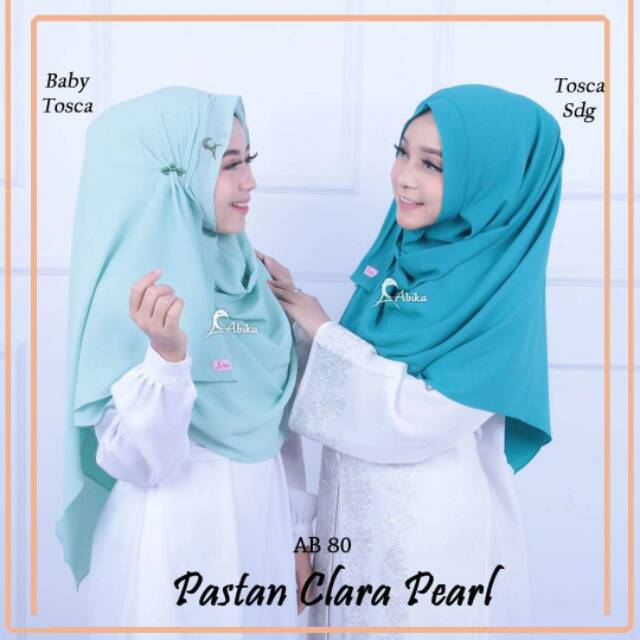 ABIKA HIJAB - PASTAN CLARA PEARL - PASMINA INSTAN UNTUK PESTA - PASMINA MODIS