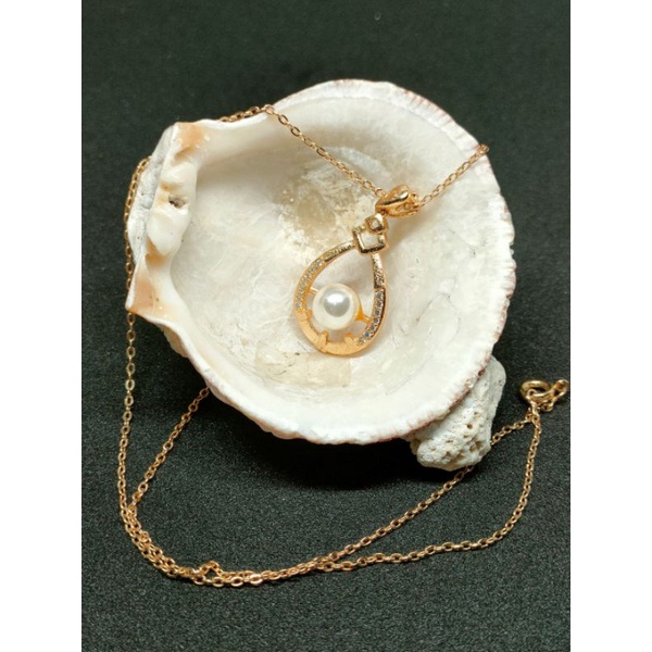Kalung Alam  mutiara Asli