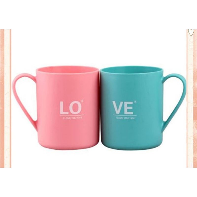 Gelas Couple cantik gelas kado cinta