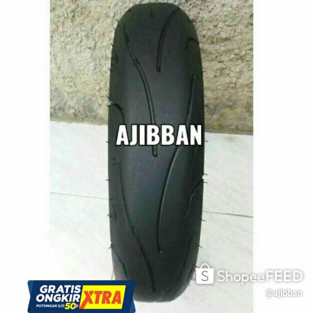sepasang ban moge ninja merk Zeneos Ukuran 130/60 &120/70 ring17 tubeles