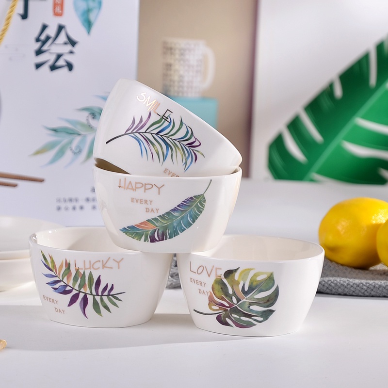 Ceramic Tableware Set / Piring Mangkok Sendok Keramik Sumpit Hampers Kado Peralatan Makan Desert