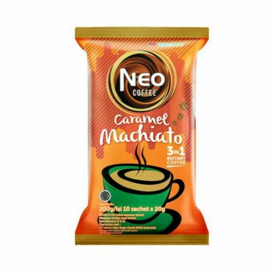 

Neo Coffee Kopi Instant Caramel Machiato /moccachino 10X20g