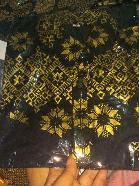 Diskon Bswart Batik Hrb026 Kenongo Hem Pendek Padi Pekalongan M L Xl Batik Pria Murah Modern Grosir