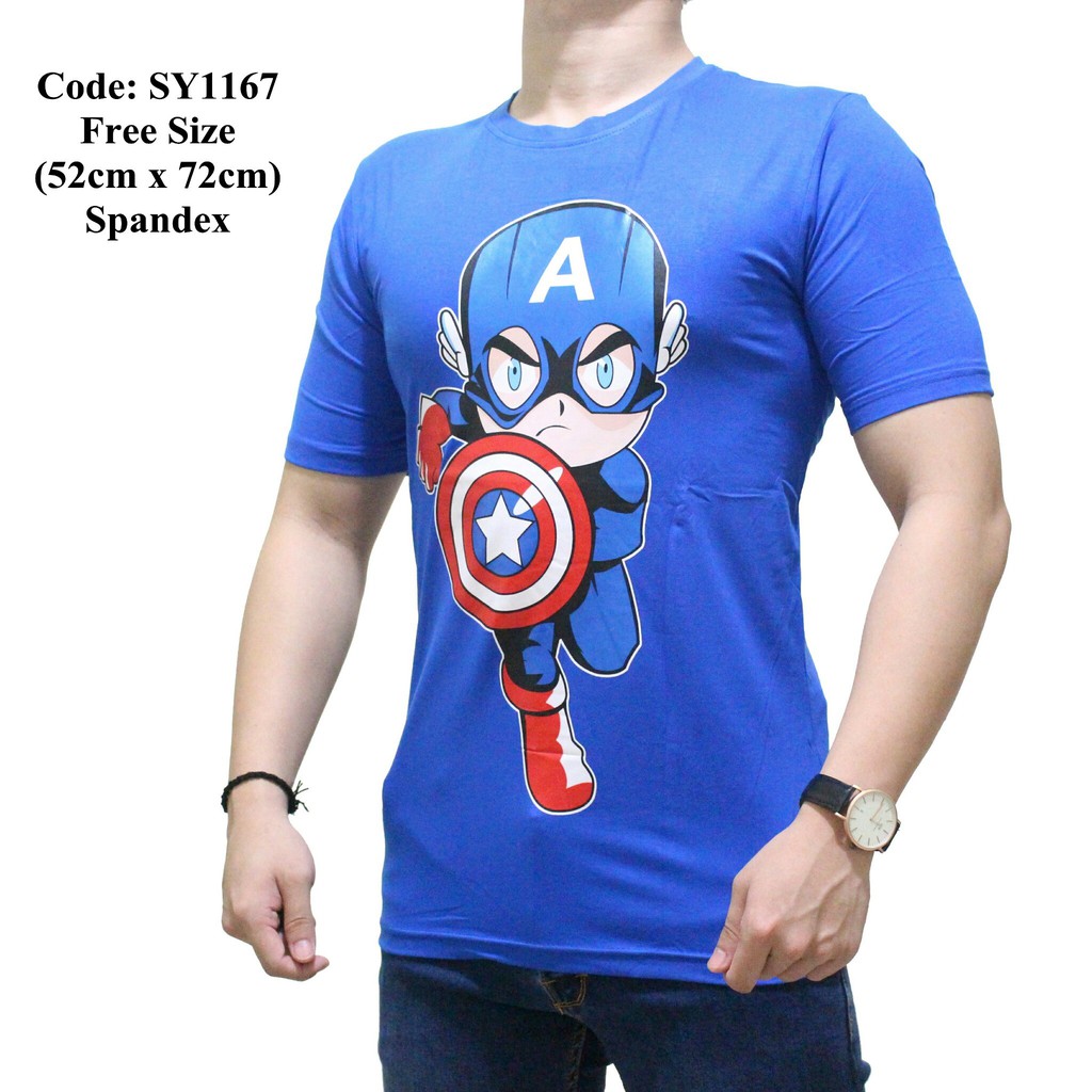 Baju T-Shirt Captain America SY1167