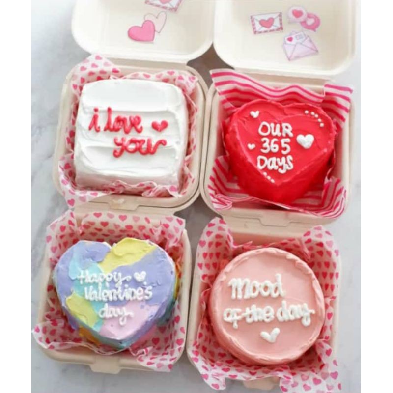 

valentine gift Korean Cake