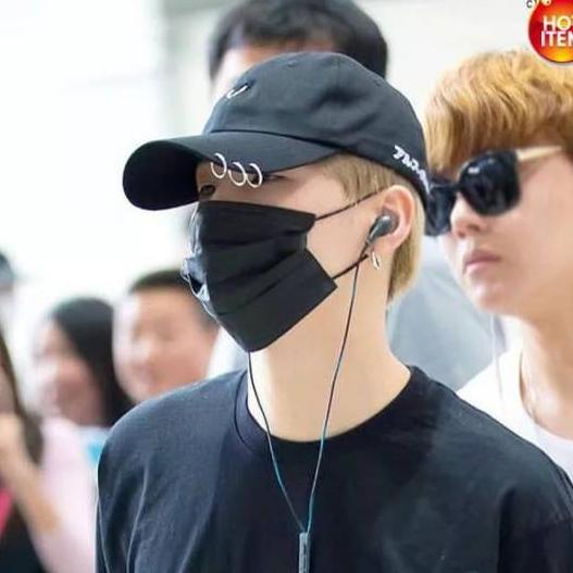 Topi Korea Ring Hip Hop Kpop Suga BTS Wanna One