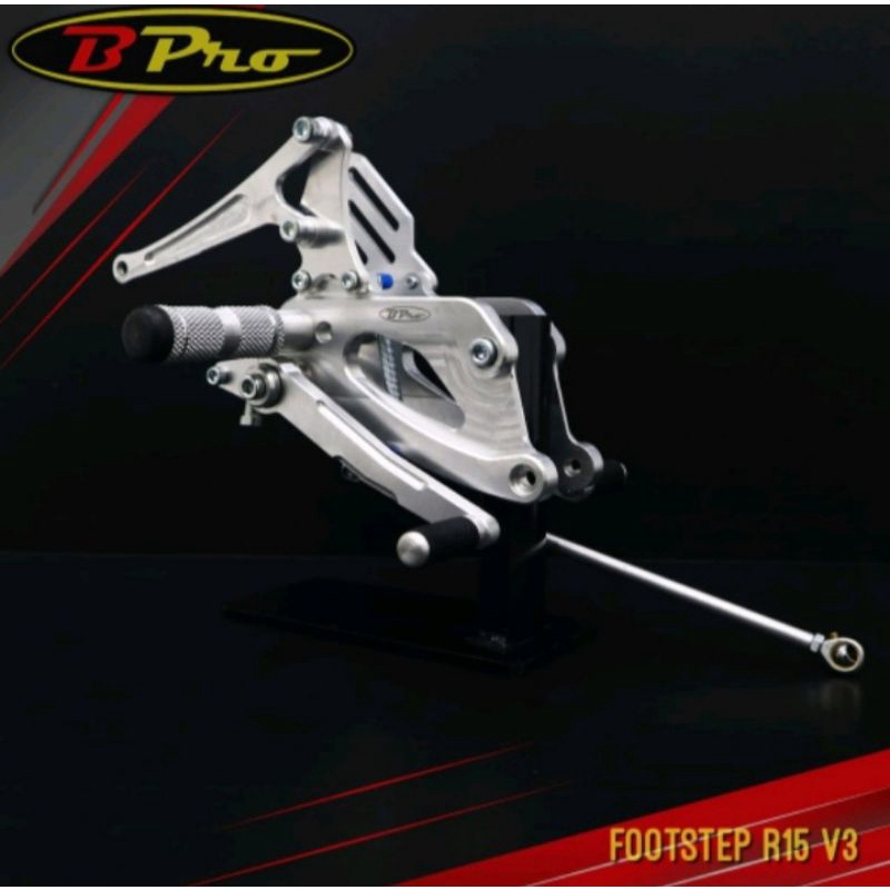 bpro racing footstep underbone r15 v3 new mt15 xsr155 yamaha no nui rcb wr3