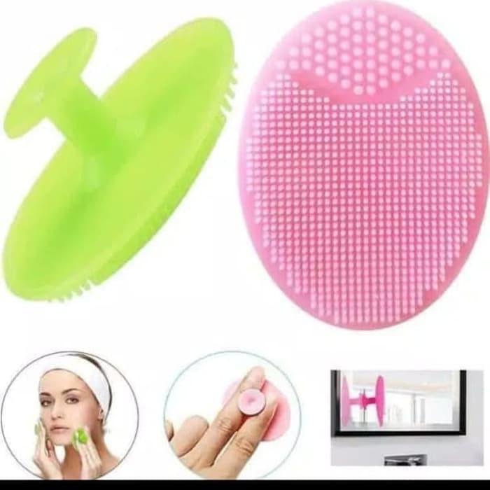 ⭐️ Jendela Kosmetik ⭐️ Sikat Muka Jelly / Pembersih Wajah Sillicon Face Brush / Sikat Cuci Muka Facial Wash ( JK 1 )