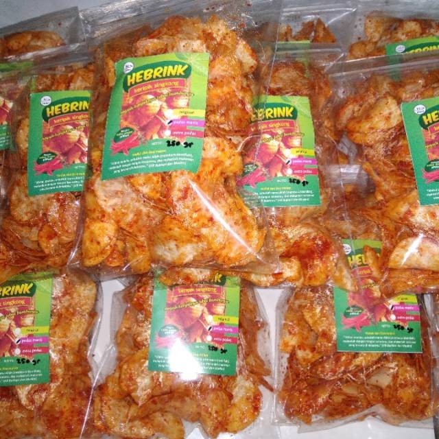

Keripik singkong balado Pedas manis Hebrink 250gr
