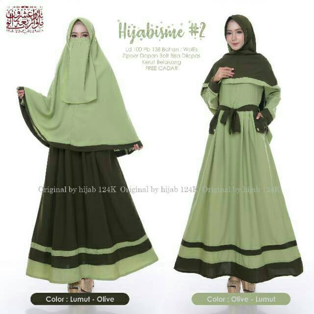 Gamis Hijabisme set syari free cadar