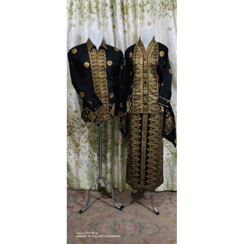 songket Palembang  gamis