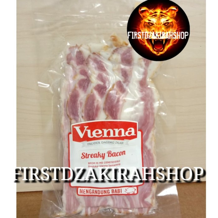 

PRODUK TERBAIK - VIENNA STREAKY BACON 100GR