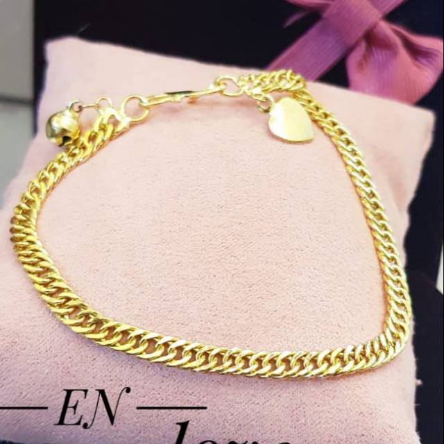 Gelang lapis emas 24k 2342