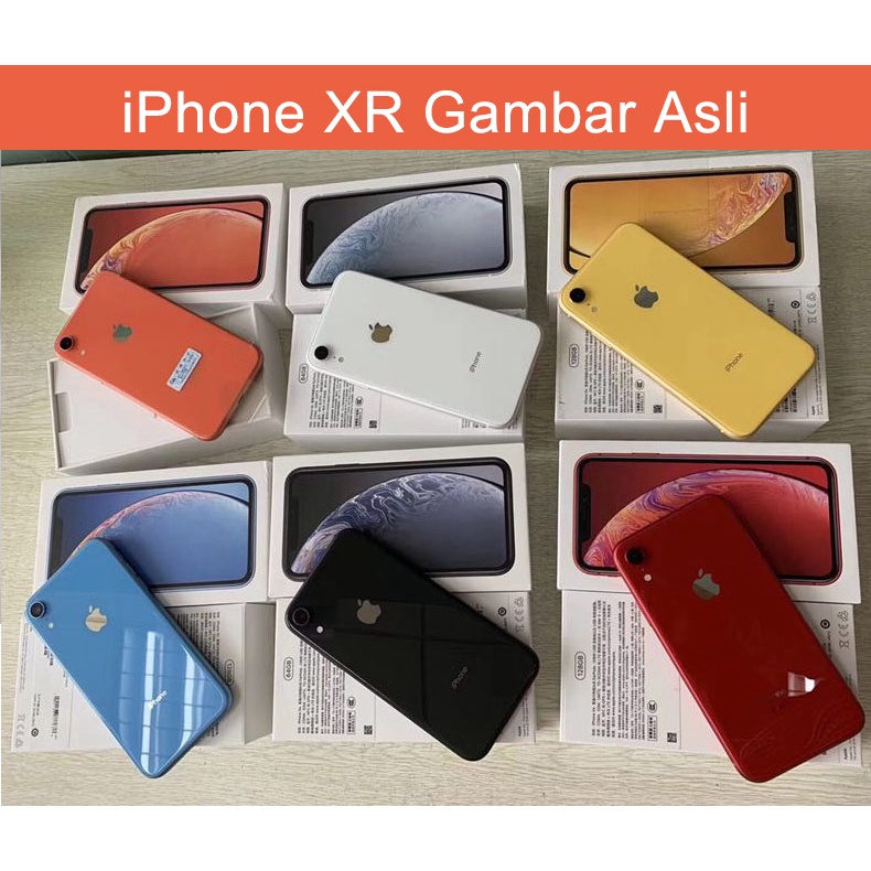 APPLE IPHONE XR 128GB/64GB GOOD CONDITIONS FULLSET MULUS SECOND LIKE NEW - GARANSI 3 BULAN