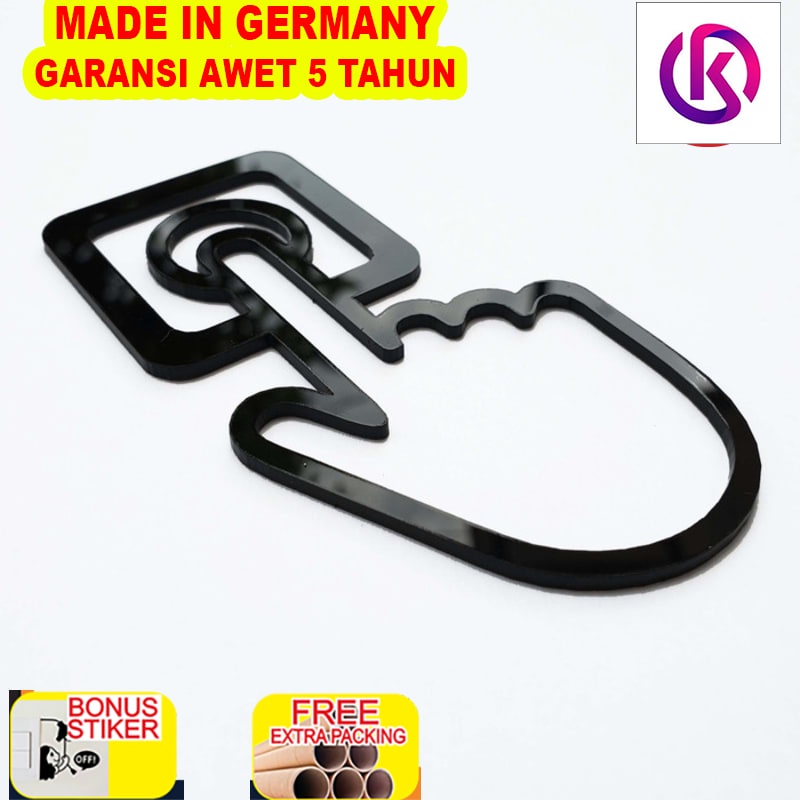 

Grosir Sign Akrilik Minimalis - BELL / SERVICE B04 - Signage Icon Rumah/Cafe - Hitam