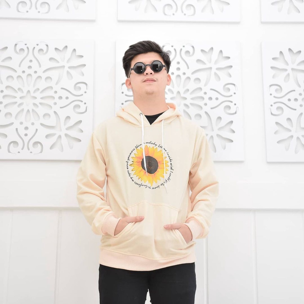 Big Sun Flower - Outwear Cewek Cowok Terbaru 2021 Hoodie Motif Kekinian