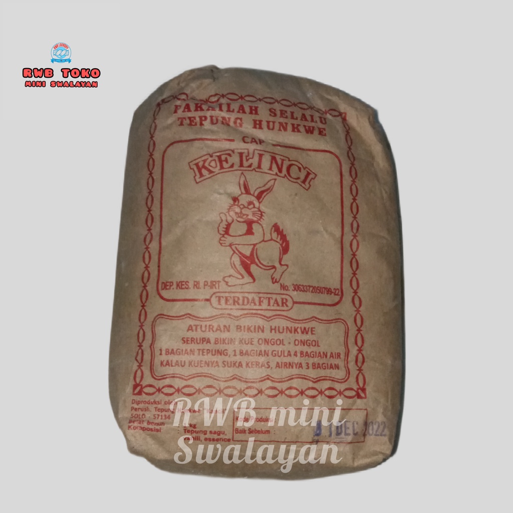 

TEPUNG HUNKWE CAP KELINCI 1KG