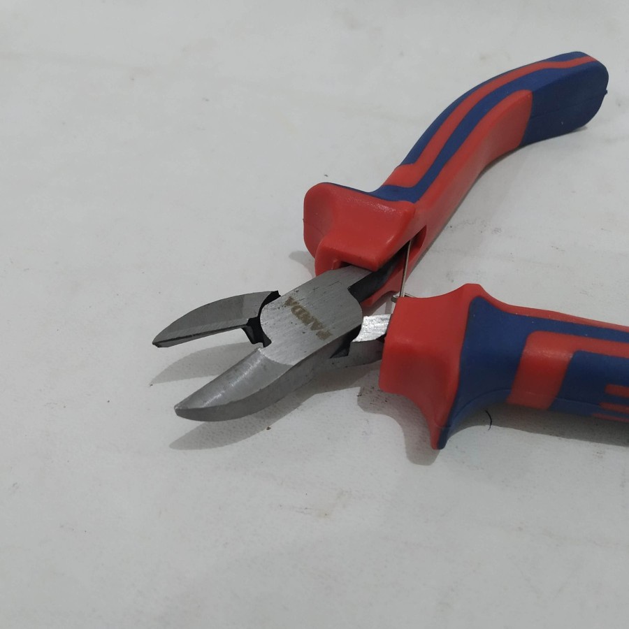 Tang Mini kecil potong diagonal gagang karet 4,5 4.5 inch 4.5&quot;