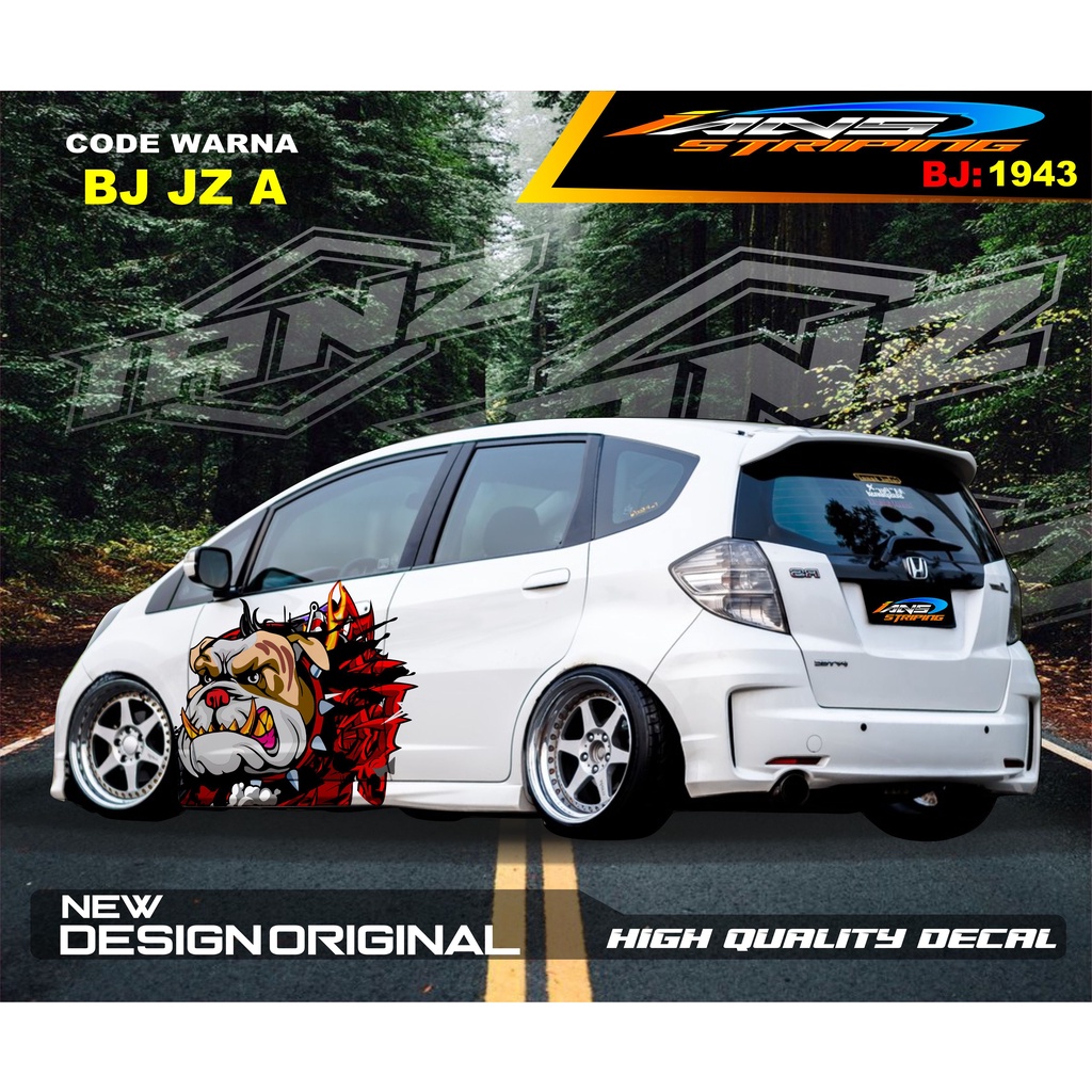 STIKER  MOBIL HONDA BRIO / STICKER BODY SAMPING MOBIL JAZZ / DECAL STIKER MOBIL AGYA AYLA / STIKER MOBIL TERBARU