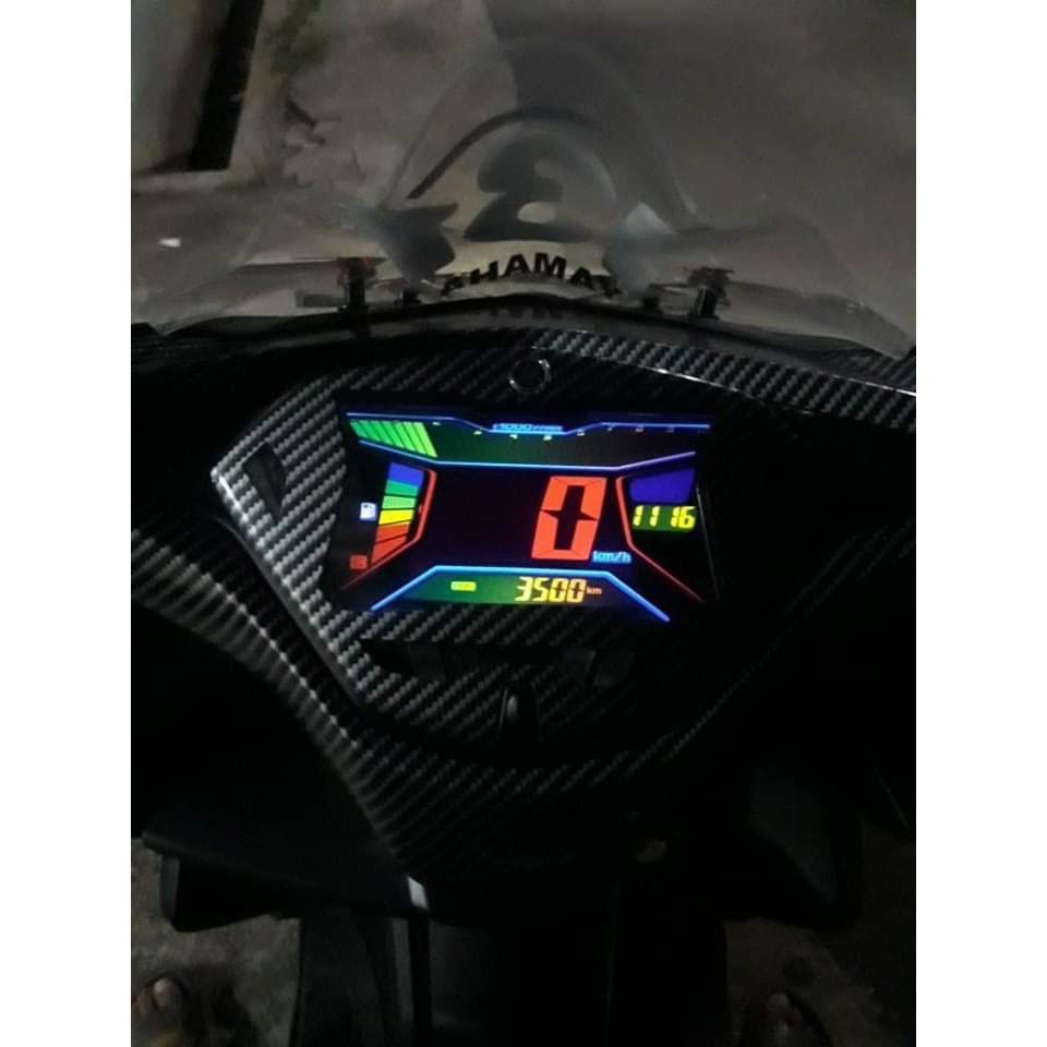 Sunburn sticker LCD speedometer YAMHA AEROX / LEXI 155 VVA + polarizer sunburn