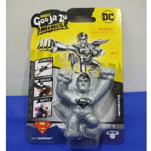 Superman Goo Jit Zu Minis Silver