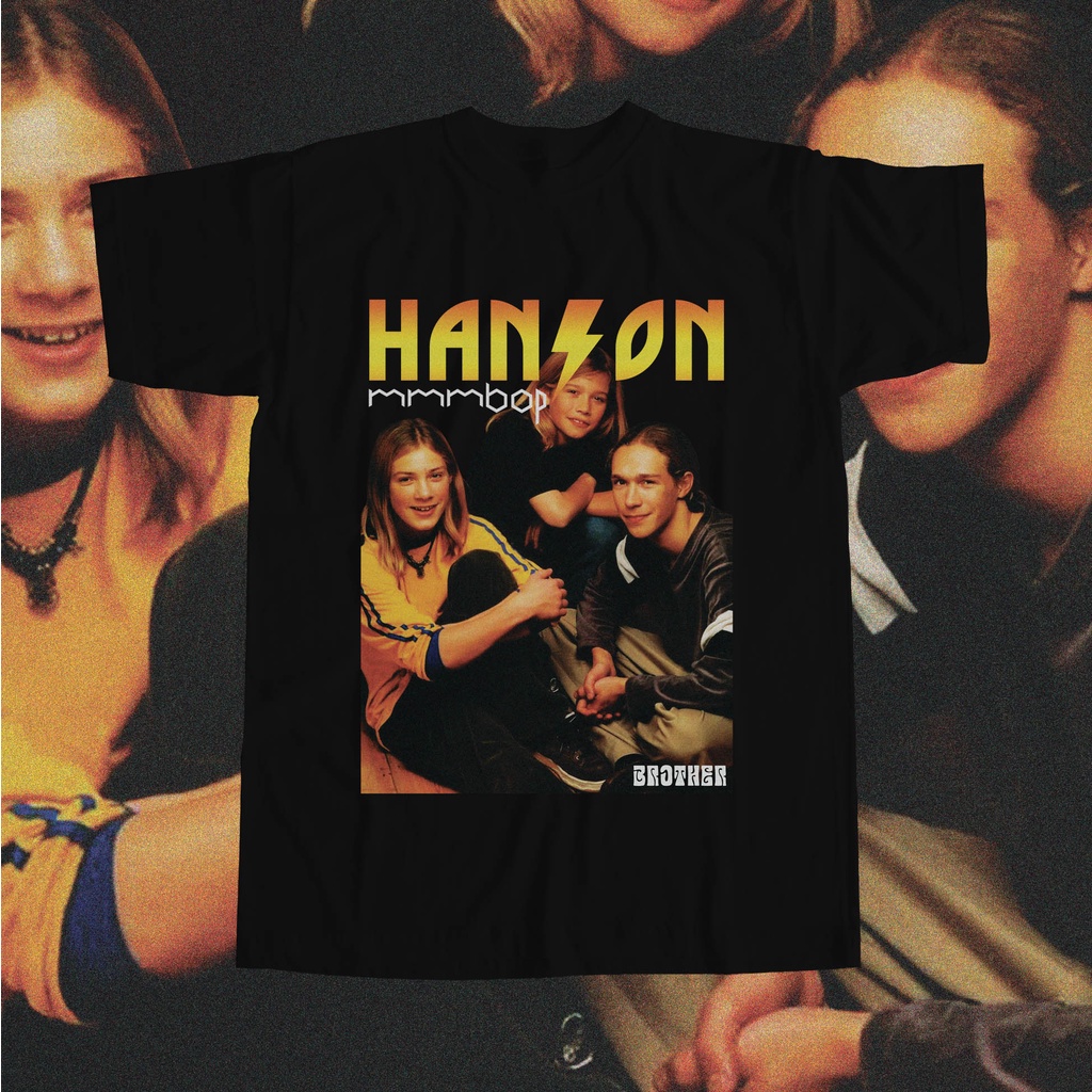 Nostalgila Merch | HANSON | 90s | kaos boyband Vintage Tee | Kaos 90s Oversize | Kaos band vintage U