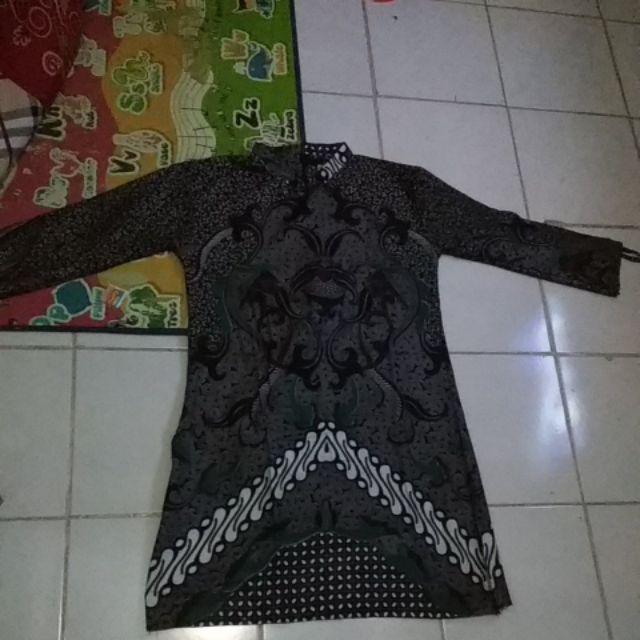 Terlaris Serut Genes Jelita Tunic Navbor Yelbor Whitbor Creambor Tunik Batik Modern Hrb030 Dolbi Dob