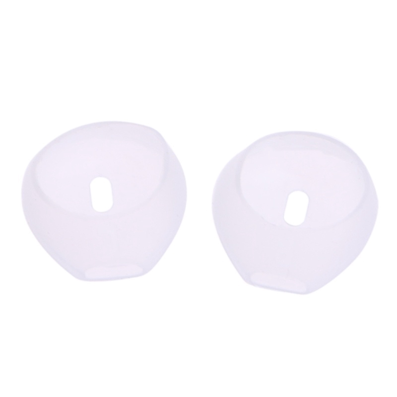 1 Pair For In-Ear Earbuds Clear Silicone Headset Cover Comfortable Headphone Case Ear Tips Silico Ear Pads Non-Slip Sports