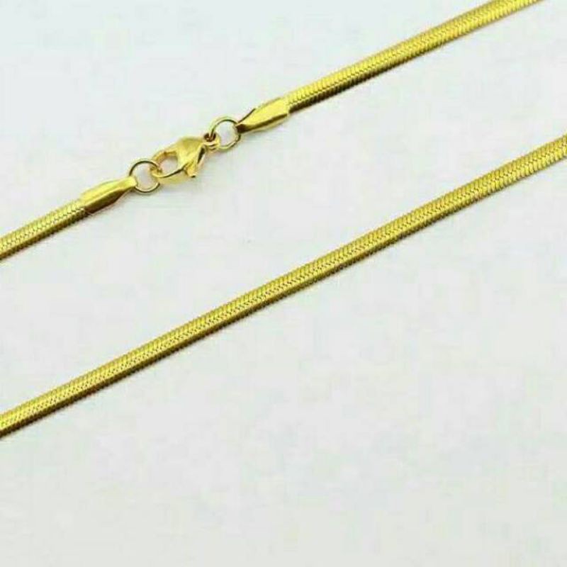 KALUNG COWOK GOLD ANTI KARAT/ANTI LUNTUR/ANTI GATAL