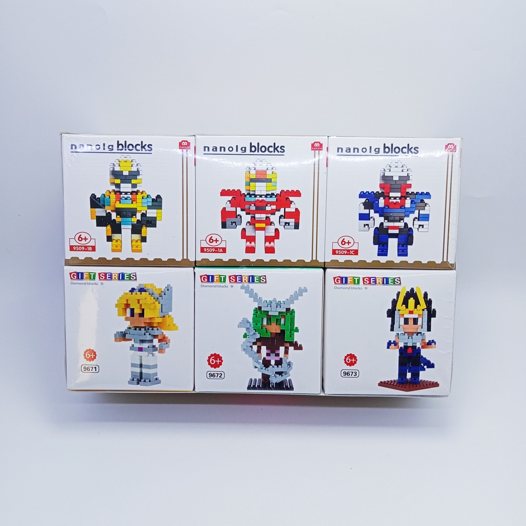 [WS] Loz Diamond  manalog Block Medium 9557/9053/Naruto/Micky Mouse/Autobot