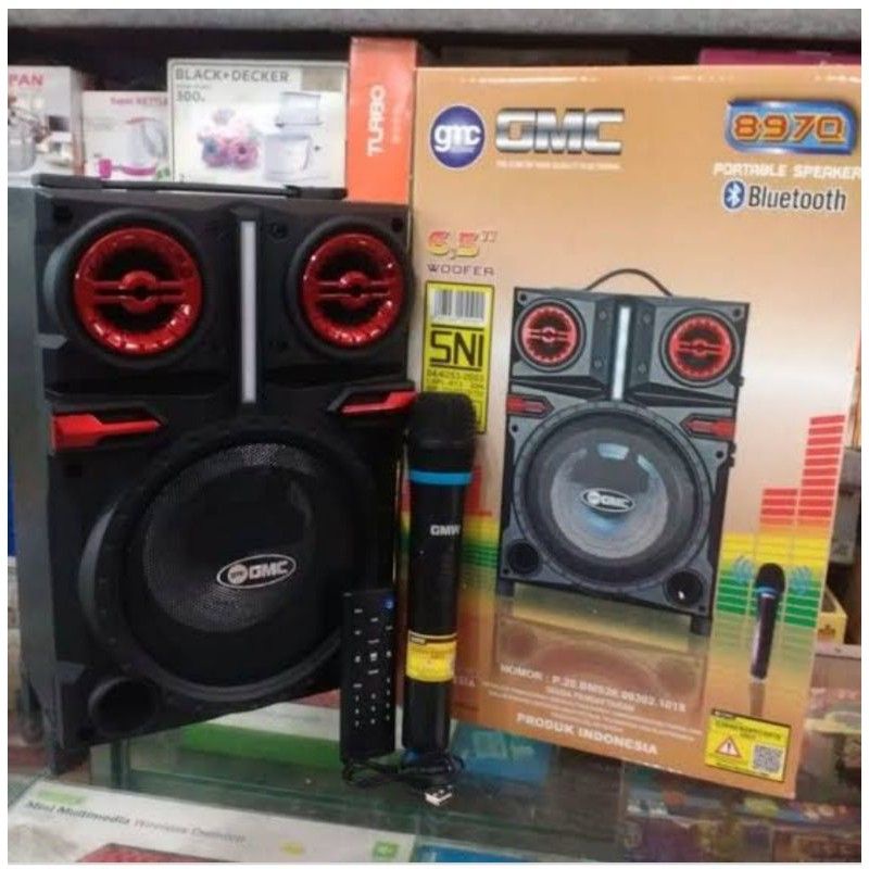 Speaker Bluetooth Portabel GMC 897Q Bonus Mic Wireless /Salon Aktif Bluetooth GMC Super Bass-4