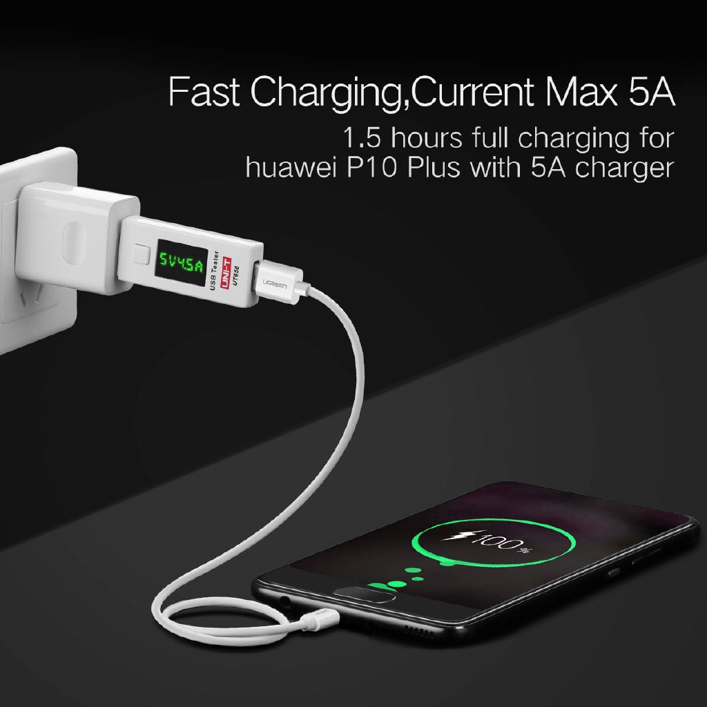 [p &amp; T] 5A Kabel Data / Charger Fast Charging USB Type-C untuk Android