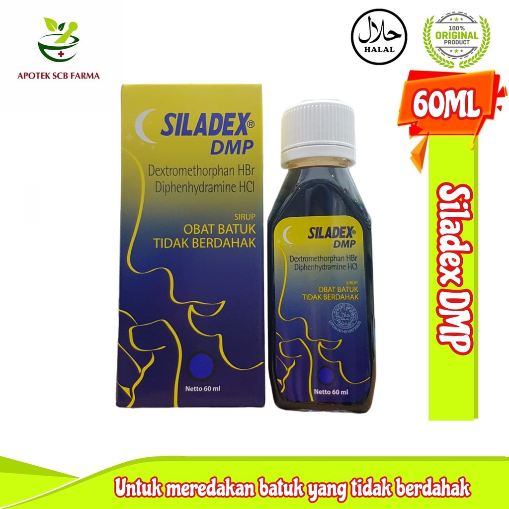 Siladex Dmp 60 ml - Batuk kering disertai alergi