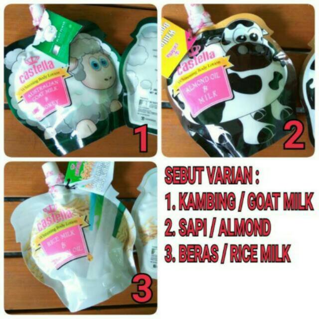 CASTELLA WHITENING BODY LOTION BPOM