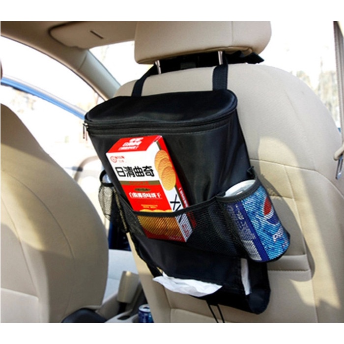 Car Seat Organizer Insulated/Tas Mobil Cool Bag Panas Dingin Tahan Suhu