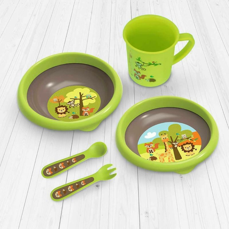 BABYSAFE Mealtime Collection Baby Feeding Set Alat Makan Bayi