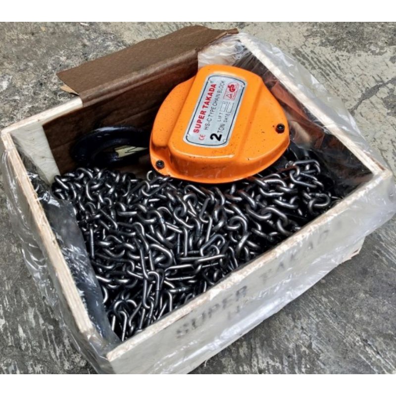 Takel Chain Block 1x5m Super Takada