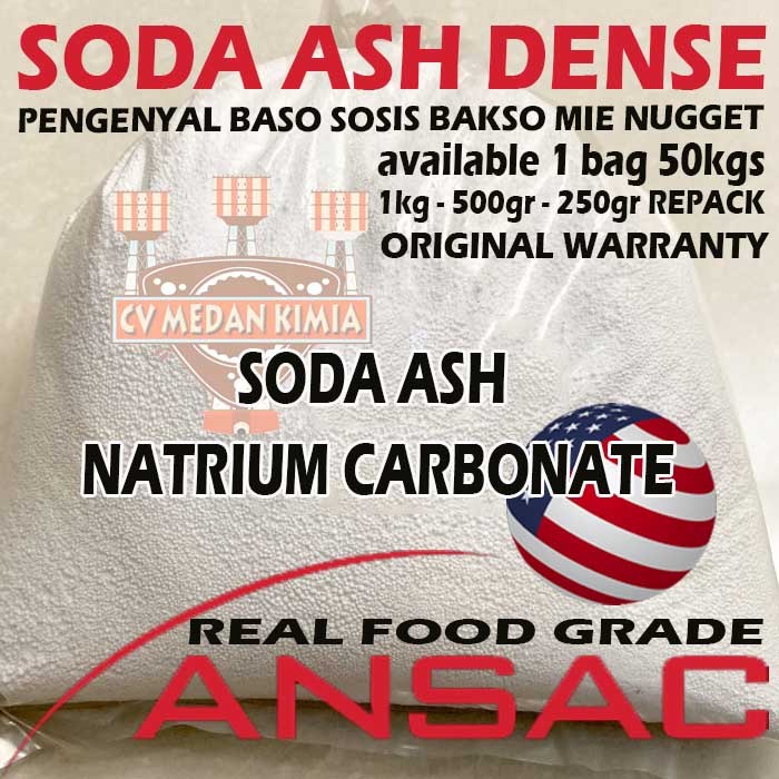 

Air Abu Soda Abu untuk Mie - food grade made in US 250gram