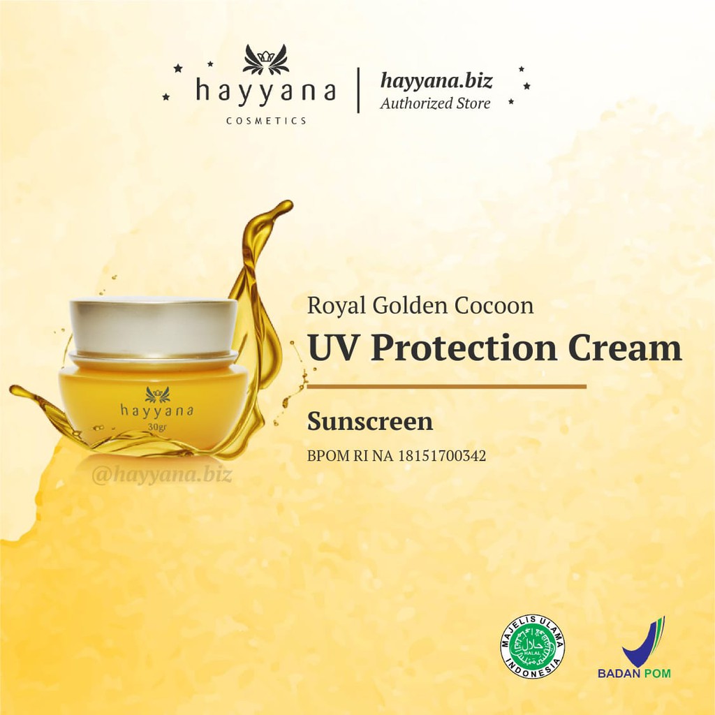 Hayyana Skincare UV Protection Cream - Sunscreen - Sunblock Wajah