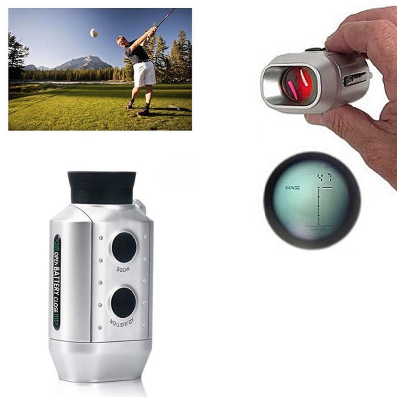 Teropong Pengukur Jarak Golf Range Finder Digital 7x Zoom 930 Meter