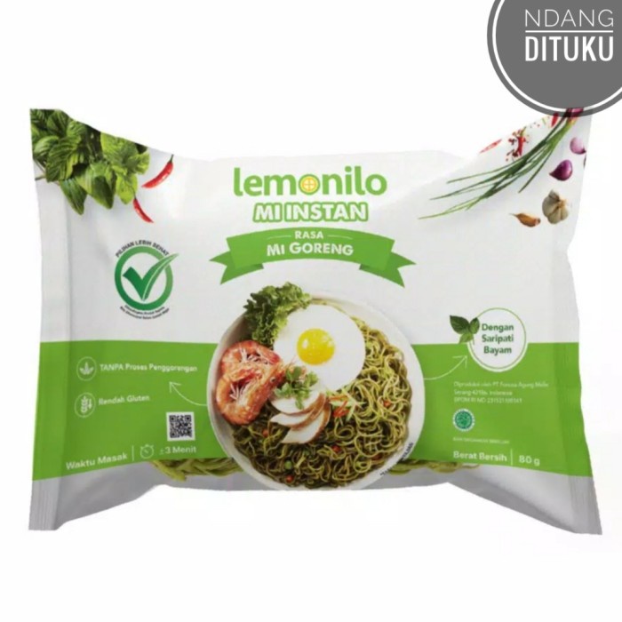 

s574gfd Lemonilo Mi Instan Rasa Mi Goreng | Mie Instan Goreng Sehat Ff064151E