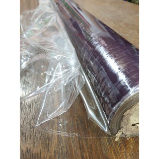 Plastik Mika Roll Tebal 0.10A 1m x 1.37m METERAN Plastik Bening Tebal Lemas, Taplak Meja Sampul Buku-2