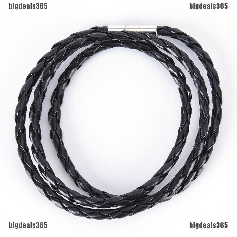 BDID Gelang  Tali Kepang 4mm dengan Gesper Stainless Steel 