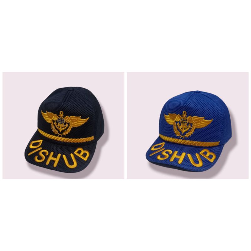 Topi Dishub Jaring Logo Wing